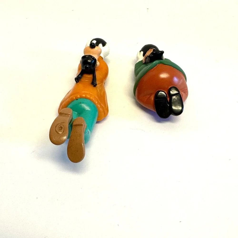 Vtg Goof Troop‎ Goofy & Pete Bowling Figure Burger King Kids Club Toy